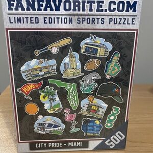 FanFavorite Miami Sports Puzzle - Limited Edition